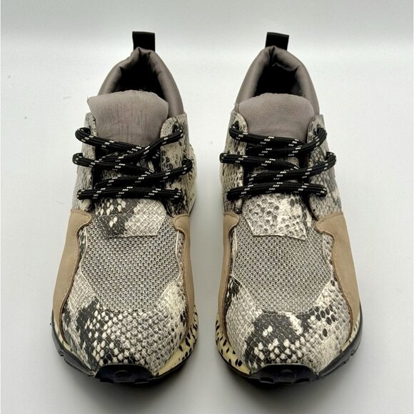 Steve Madden Cliff Hidden Heel Sneakers Shoes Women's Size 7.5 Animal Print - Picture 3 of 11